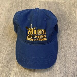 Source Unknown Blue and Gold Houston Livestock Show and Rodeo Hat